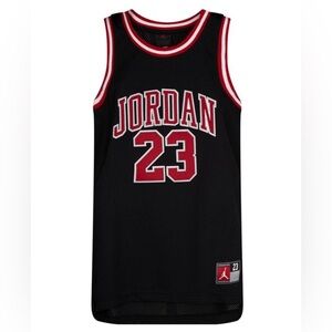 Jordan Black Mesh Jersey, Stitched Logo/23, Boys Medium/10-12, Nike, Jumpman-NWT